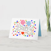 Baby Folded Greeting Card Karte (Vorderseite)