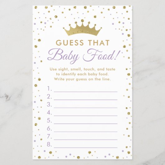 Baby Food Ratings Baby Shooting Game Flyer (Vorne)