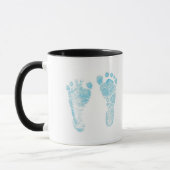 Baby foot print mug tasse (Links)