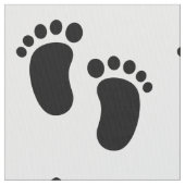 Baby Footprint Stoff (Nahaufnahme)