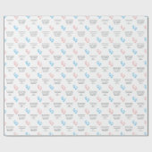 BABY FOOTPRINTS Christlich Bible Verse Kinderzimme Geschenkpapier (Flach)