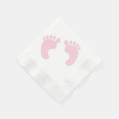 Baby Footprints Paper Napkin Serviette (Ecke)