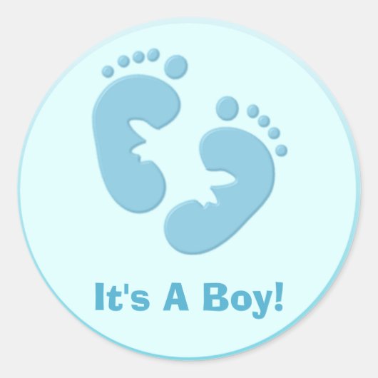 Baby Footprints Stickers (Vorderseite)