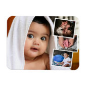Baby Foto 4 Picture Montage Magnet (Horizontal)