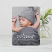 Baby Foto Ankündigung (Stehend Vorderseite)