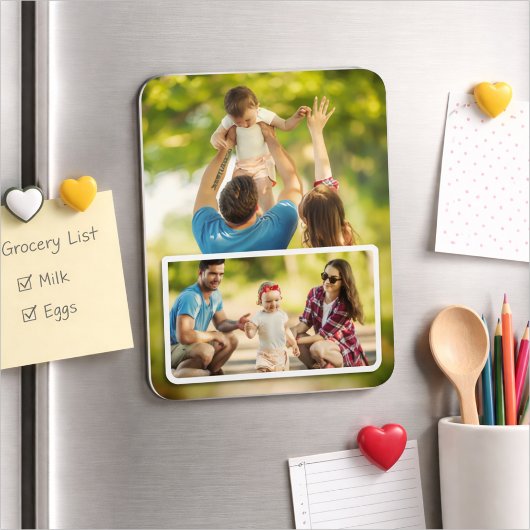 Baby-Foto-Bildmontage Magnet