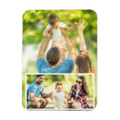 Baby-Foto-Bildmontage Magnet (Vertikal)