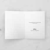 Baby Foto Collage Blue Baby Dusche Liebe & Danke (Innenseite)