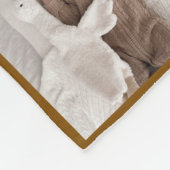 Baby Foto Collage Fleece Blanket (Ecke)