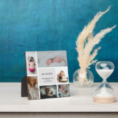 Baby Foto Collage Keepsake Name Birth Date Fotoplatte (InSitu)