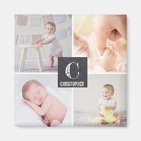 Baby Foto Collage | Kopfbrett Etch