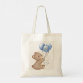 Baby Foto Collage Tote Bag Tragetasche (Rückseite)