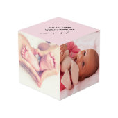 Baby Foto Cube Adorable von Kopf bis Fuß Würfel (Rückseite Schrägansicht)