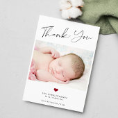 Baby Foto danken Ihnen für die einfache Skriptgebu Ankündigung