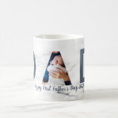 Baby Foto Dusty Blue Marble Kaffeetasse (Mittel)