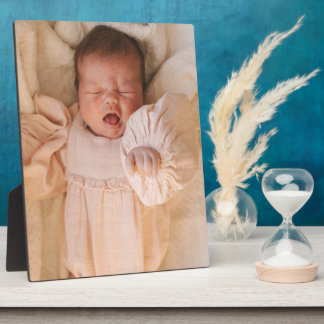 Baby Foto Fotoplatte