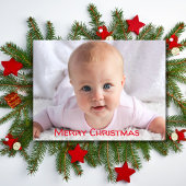 Baby Foto Frohe Weihnachten