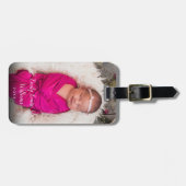 Baby Foto Gepäckanhänger (Vorderseite horizontal)