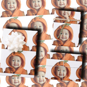 Baby-Foto Geschenkpapier Set
