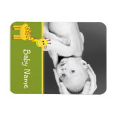 Baby Foto/Giraffe Magnet (Horizontal)
