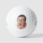 Baby Foto Golf Balls - Individuelles Familiengesch Golfball (Vorderseite)