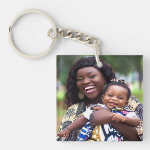Baby-Foto hinzufügen Anpassen Personalisieren Schlüsselanhänger