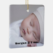 Baby Foto Keepake Ornament (Rechts)