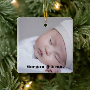 Baby Foto Keepake Ornament