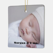 Baby Foto Keepake Ornament (Links)