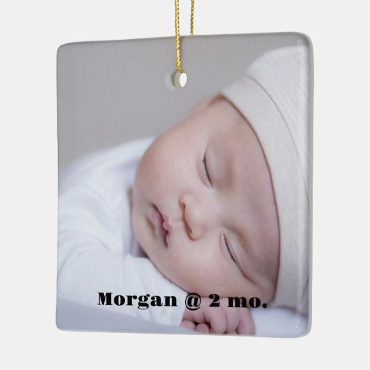 Baby Foto Keepake Ornament (Links)