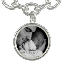 Baby Foto Keepake Personalisiert Charm Armband