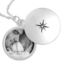 Baby Foto Keepake Personalisiert Locket Nekklette
