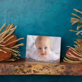 Baby Foto Liebe Calligraphy Custom Keepake DIY Fotoplatte (Seite)