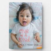 Baby Foto macht eins Fotoplatte (Vorderseite)