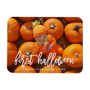 Baby-Foto-Magnet zum ersten Halloween Magnet