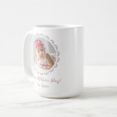 Baby Foto Muttertag Kaffeetasse (Vorderseite Links)