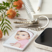 Baby-Foto, Muttertagsgeschenk, Schlüsselanhänger (Vorderseite rechts)