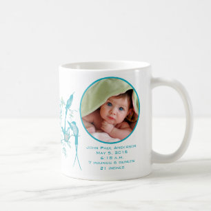 Baby Foto Niedlich Hummingbird Family Kaffeetasse