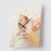 Baby Foto Niedliches Kinderzimmer Uhr (Winkel)