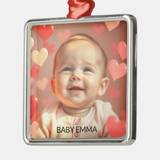 Baby Foto Ornament (Links)