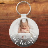 Baby Foto Personalisiert Schlüsselanhänger (Vorderseite)