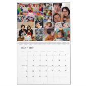 Baby-Foto-personalisierter Kalender (Mär 2027)