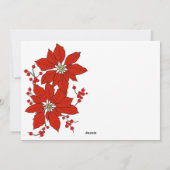 Baby Foto Red Frame Weihnachtsangebot Feiertagskarte (Rückseite)