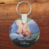 Baby Foto Schlüsselanhänger (Rückseite)