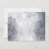 Baby Foto Taufe Religiöse Zeremonie Custom Einladung (Rückseite)