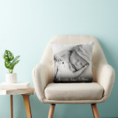 Baby-Foto und Skriptname Kissen (Stuhl )