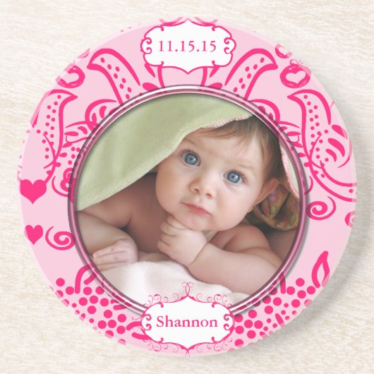 Baby Foto Untersetzer (Vorne)