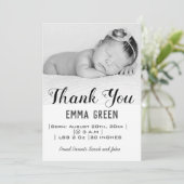 Baby Foto Vielen Dank, dass Sie die Ankündigung (Stehend Vorderseite)