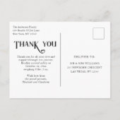 Baby Foto Vielen Dank für die Ankündigung des mode (Rückseite)