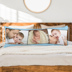 Baby-Foto-Zickzack-Bildmontage individuell Seitenschläferkissen
